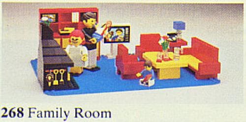 Family Room LEGO set (#268-1)