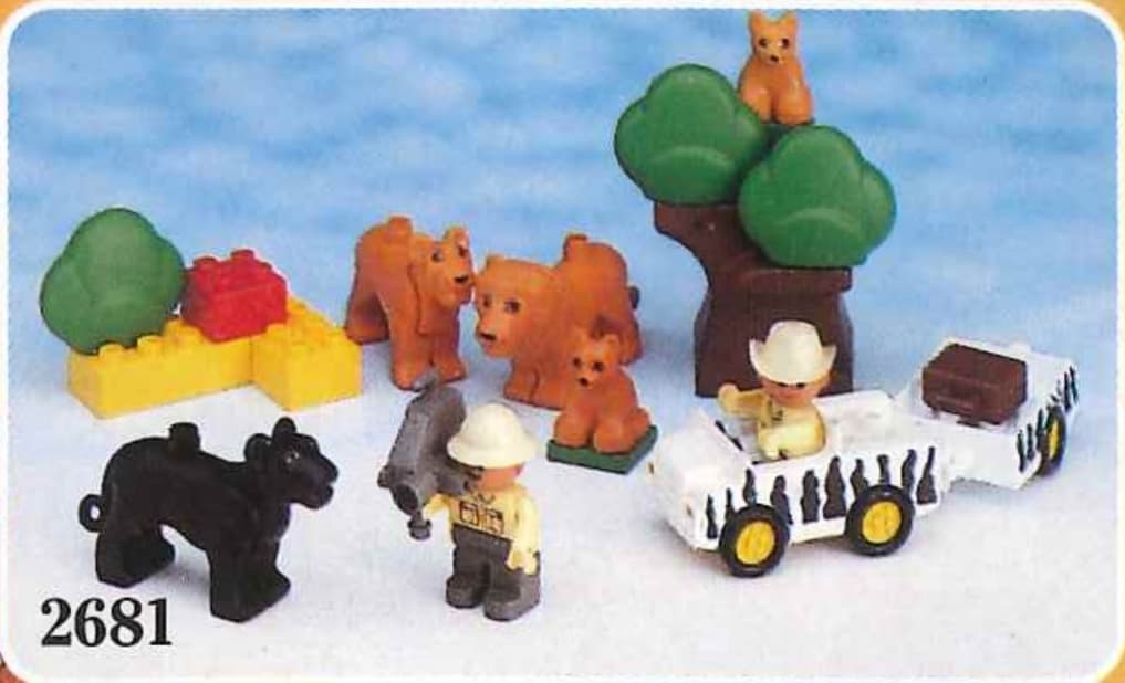 Lion Safari LEGO set (#2681-1)