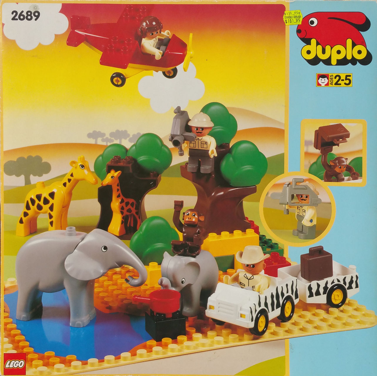 Savannah Animals LEGO set (#2689-1)