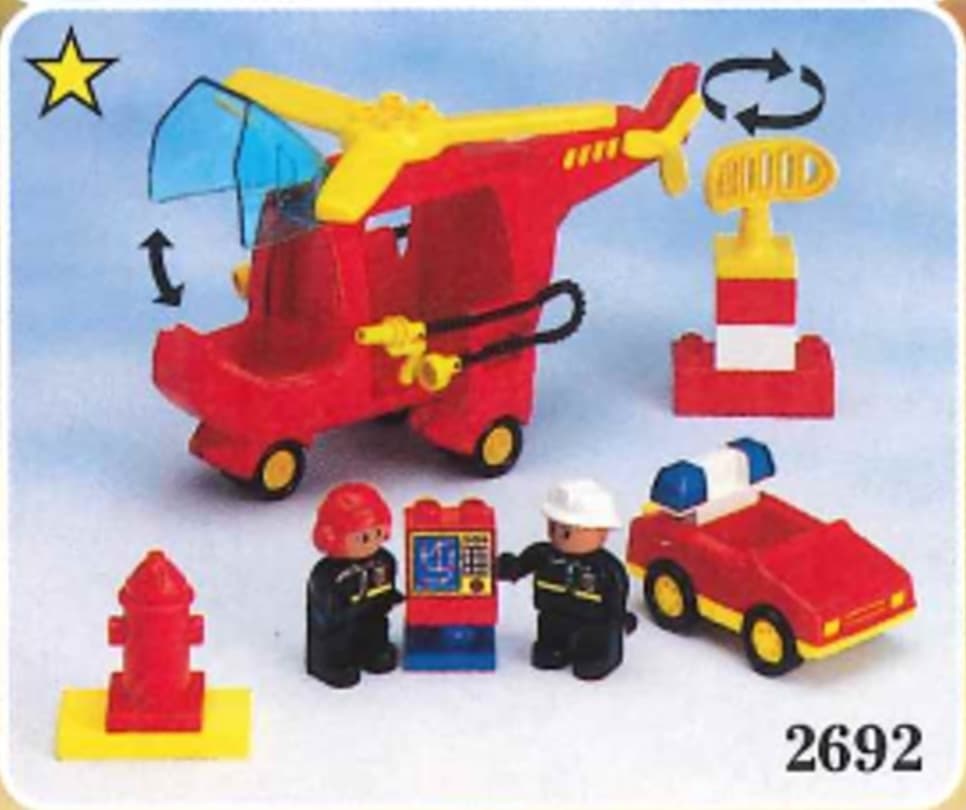 Fire Heliport LEGO set (#2692-1)