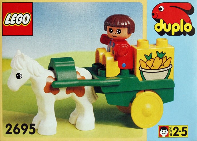 Pony Carriage LEGO set (#2695-1, 1996)