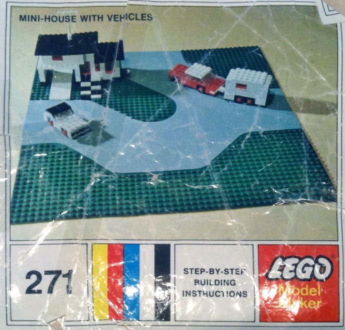 Mini House and Vehicles LEGO set (#271-3)