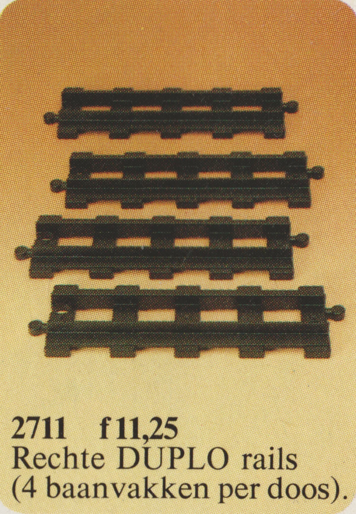 Straight Rails LEGO set (#2711-1)
