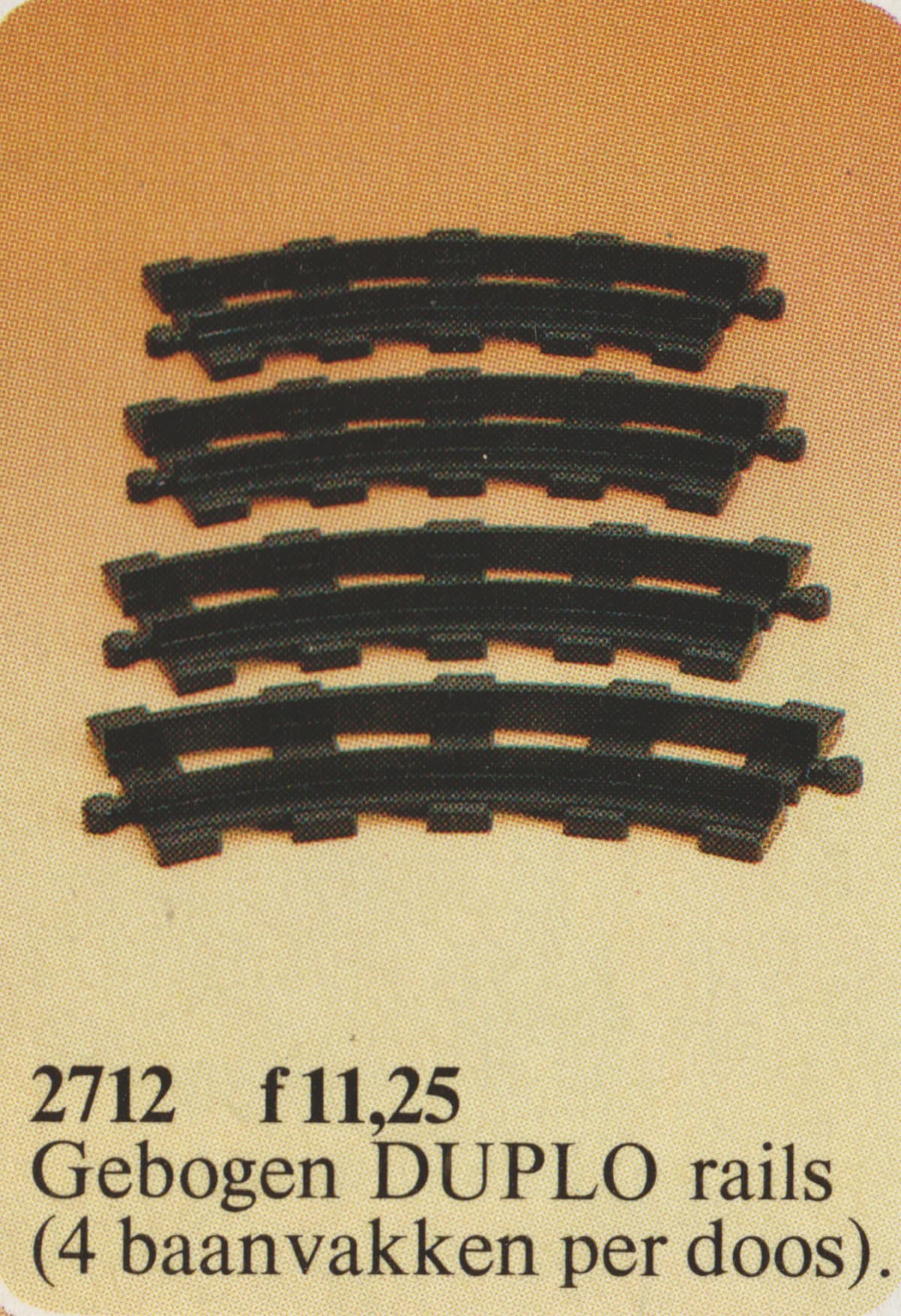 Curved Tracks LEGO set (#2712-1)