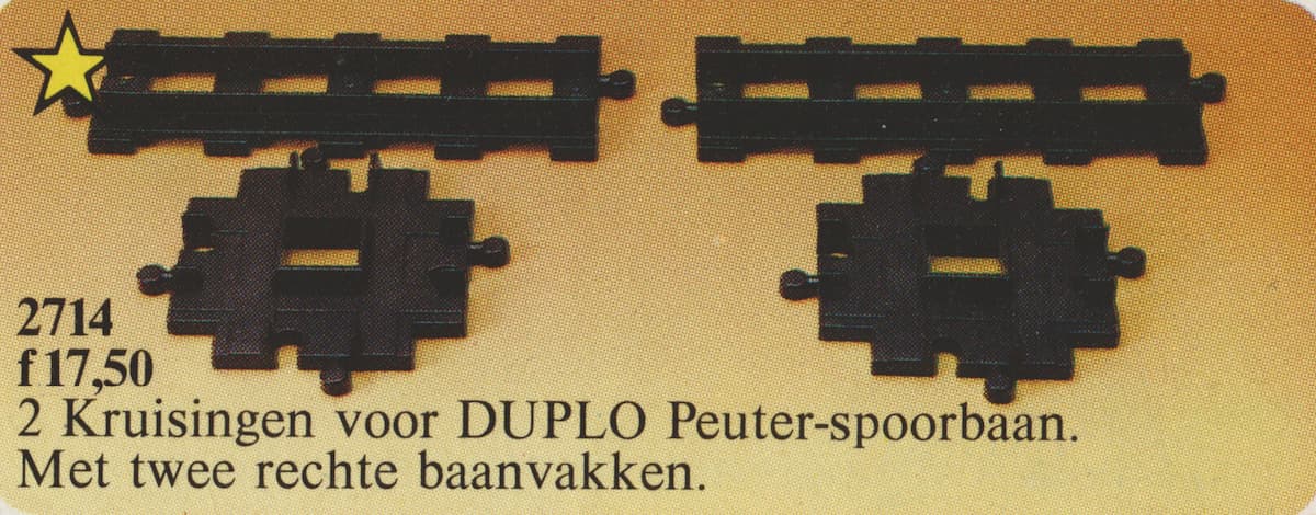 Train Crossings LEGO set (#2714-1)