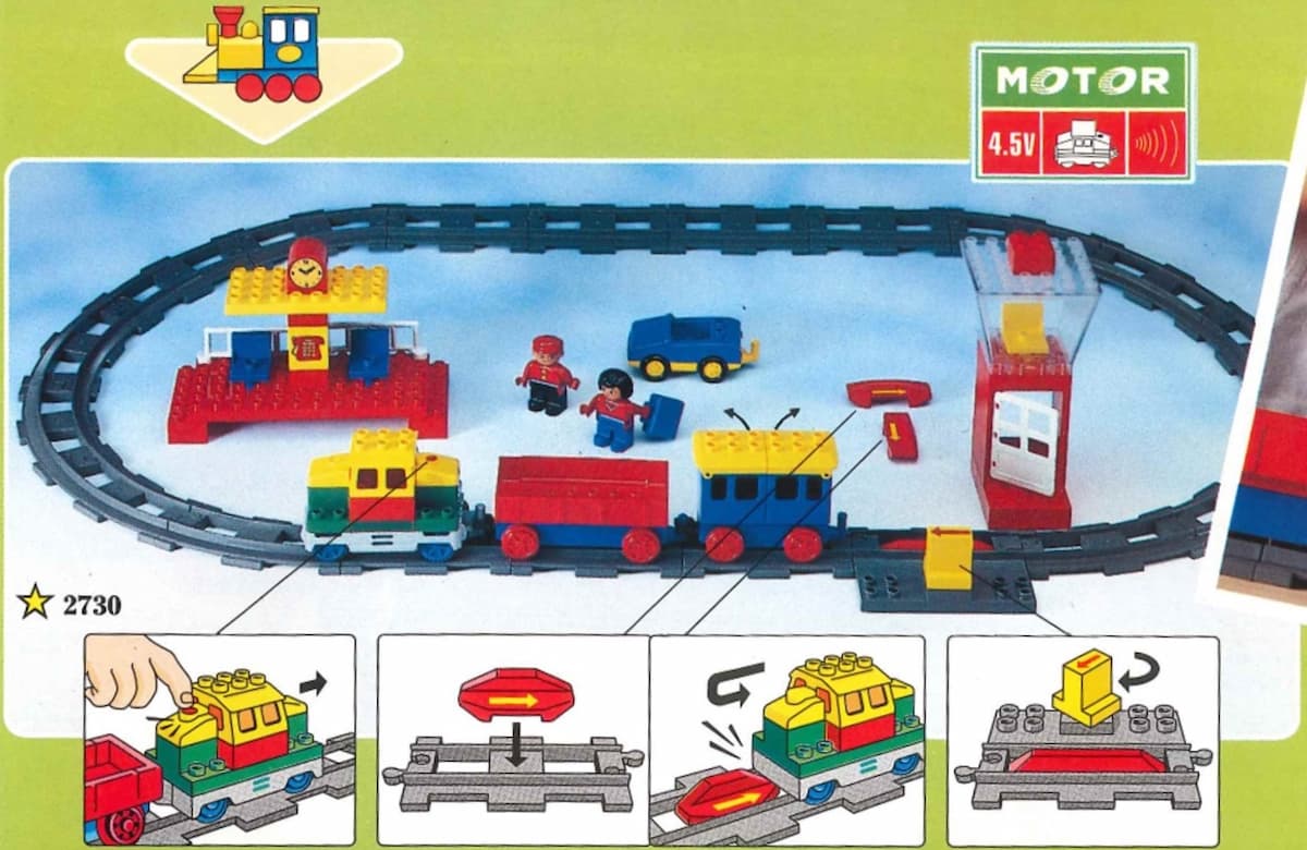 Electric Play Train Set LEGO set (#2730-1)