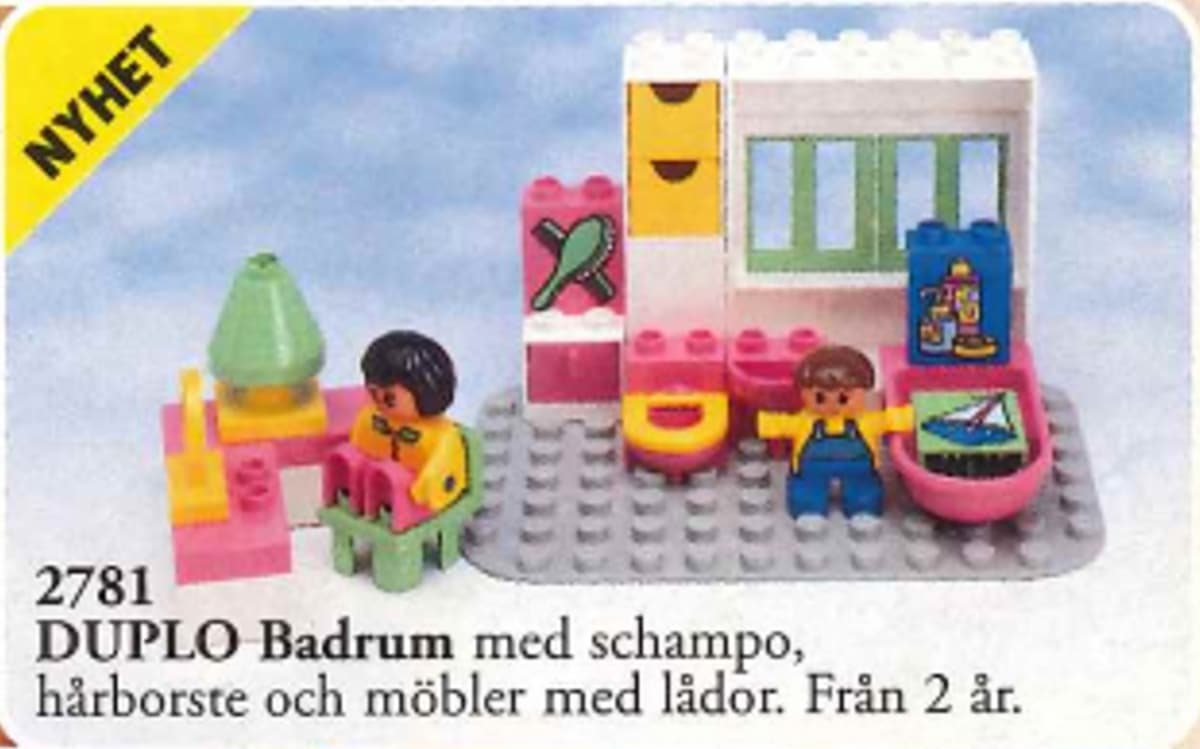 Bathroom LEGO set (#2781-1)