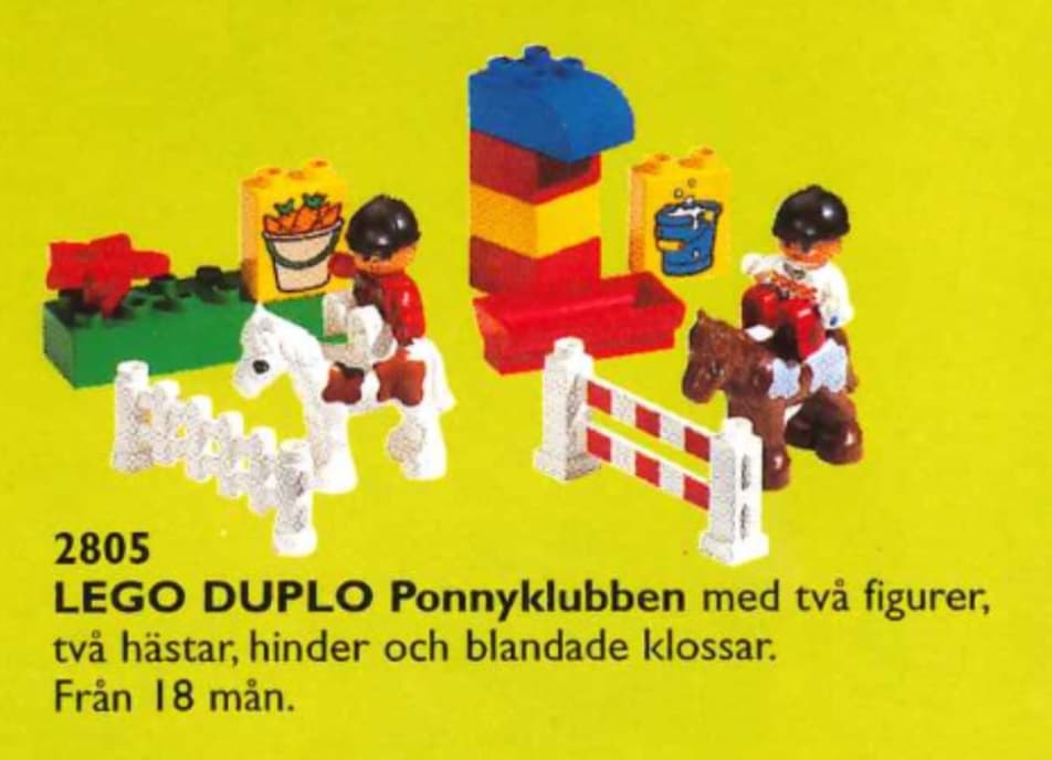 Pony Club LEGO set (#2805-1)