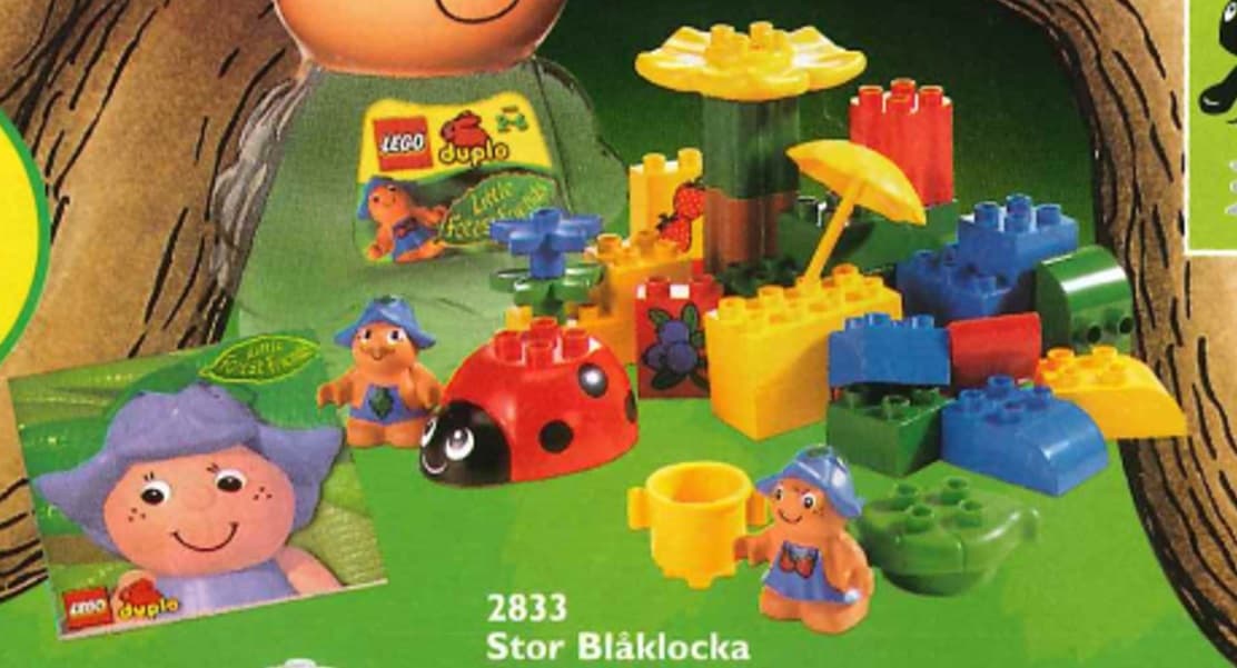 Lila, the Big Bluebell LEGO set (#2833-1)