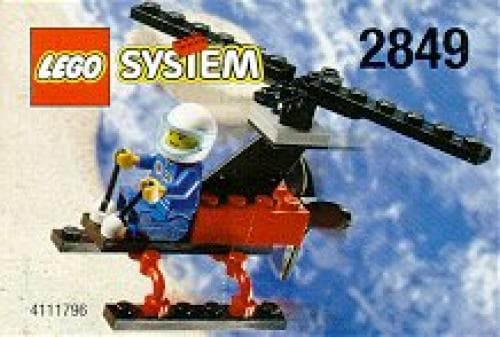 Helicopter LEGO set (#2849-1, 1997)