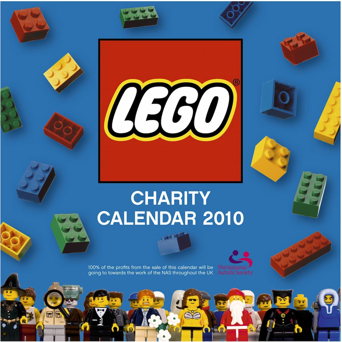 Charity Calendar 2010 LEGO Stationery and Office Supplies set (#2853505-1, 2009)