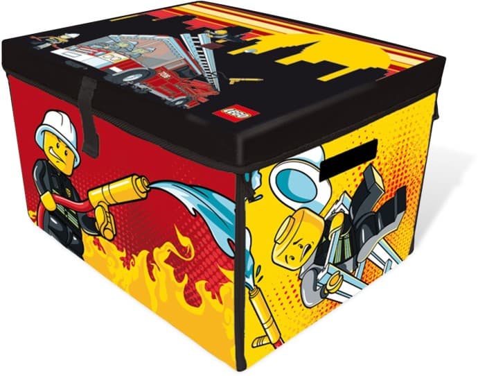 Firefighter ZipBin Storage Toy Box LEGO Storage set (#2856200-1, 2011)