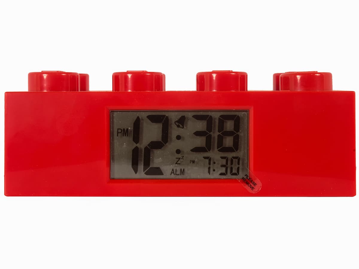 Brick Alarm Clock (Red) LEGO set (#2856236-1)