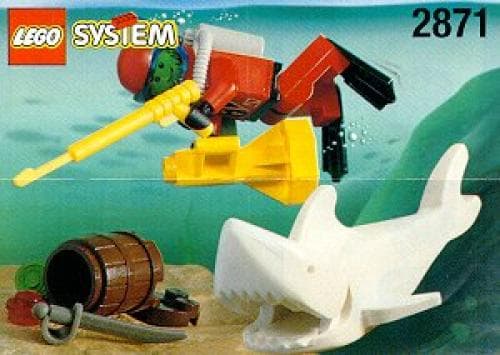Diver and Shark LEGO set (#2871-1)