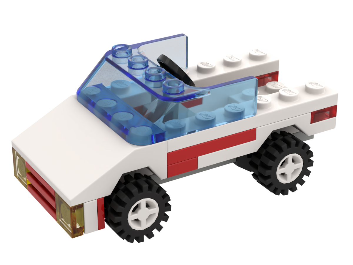 Open-Top Jeep LEGO set (#2880-1, 1997)