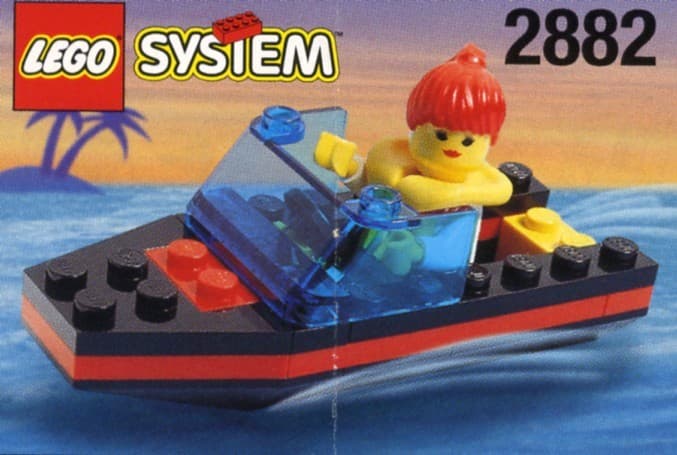 Speedboat LEGO set (#2882-1, 1997)