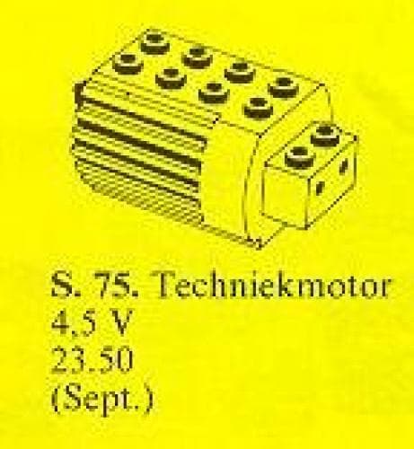 4.5V Motor LEGO set (#29-1)