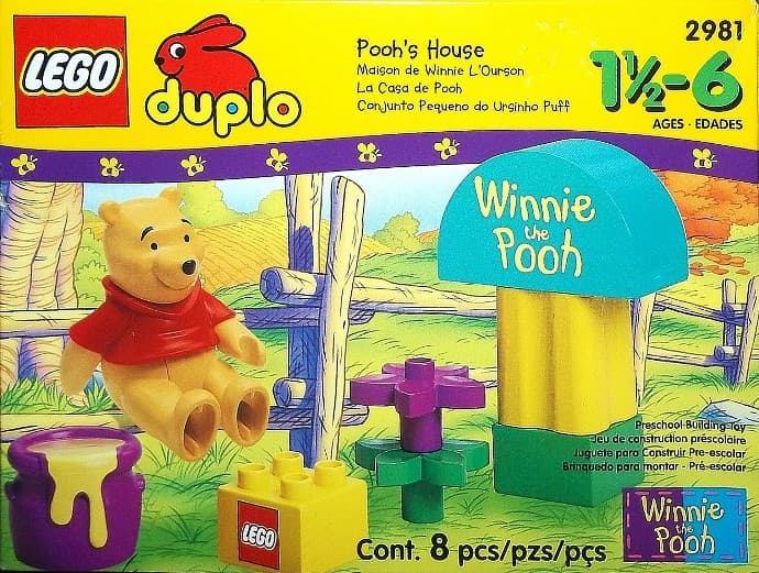 Pooh's House LEGO set (#2981-1)