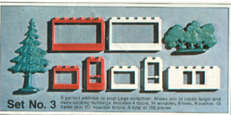 Set No 3 - Quaker/Life Cereal LEGO set (#3-7)