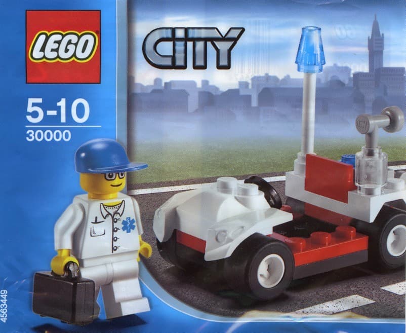 Doctor With Car LEGO set (#30000-1)