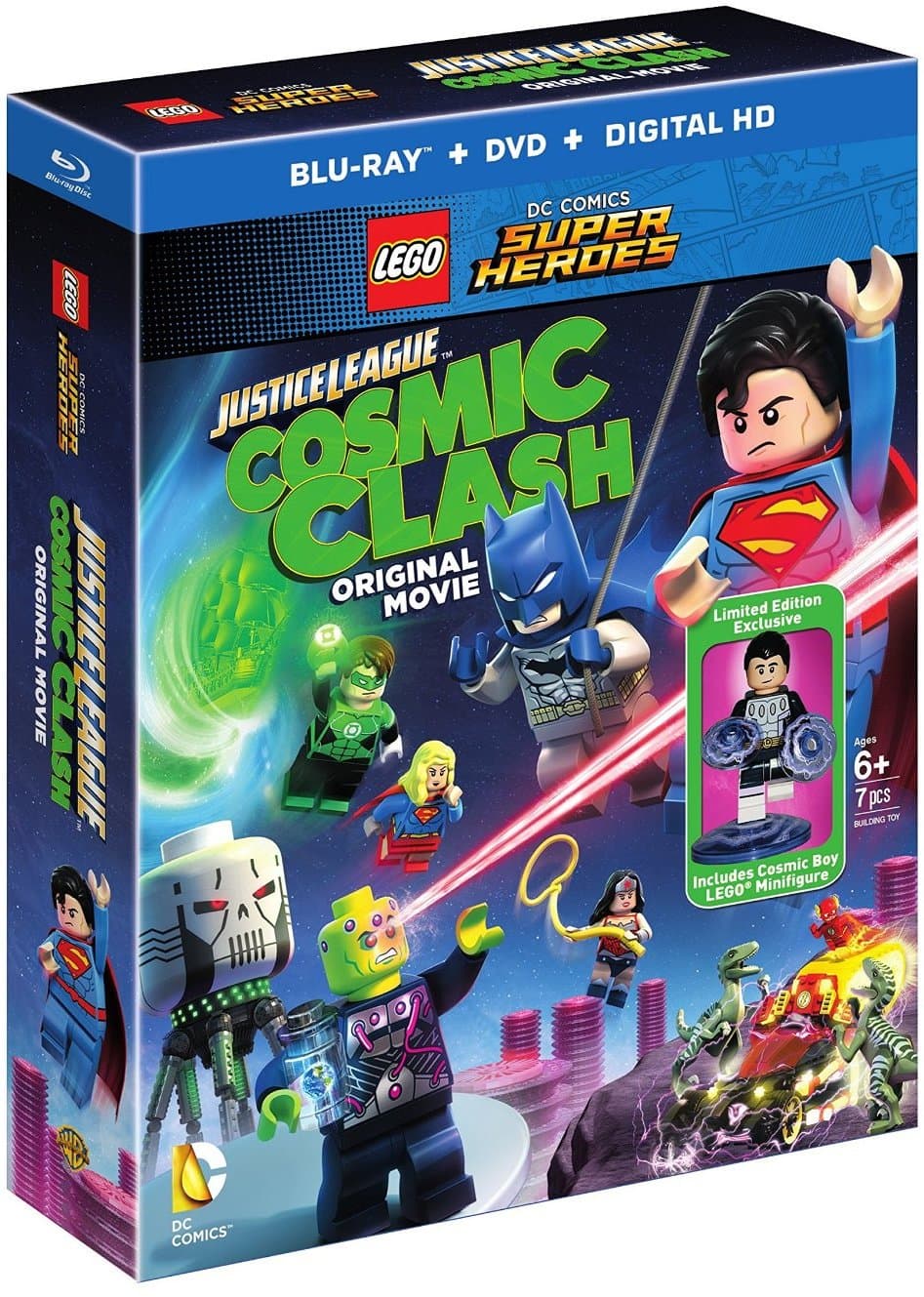 DC Comics Super Heroes: Justice League: Cosmic Clash (Blu-ray + DVD + Digital) LEGO set (#3000066390-1)