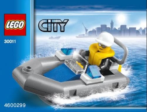 Police Dinghy LEGO set (#30011-1)