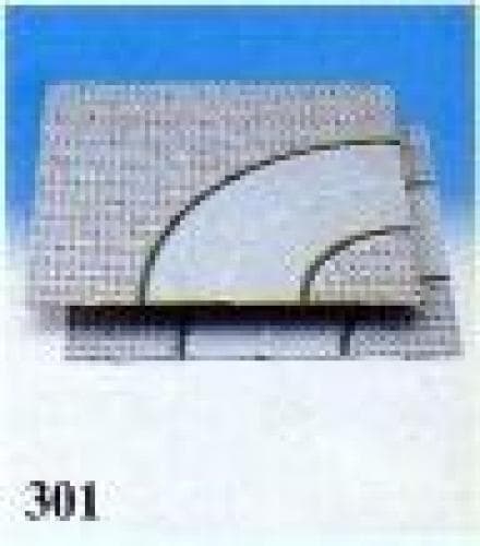 Curved Road Plates LEGO set (#301-1, 1978)