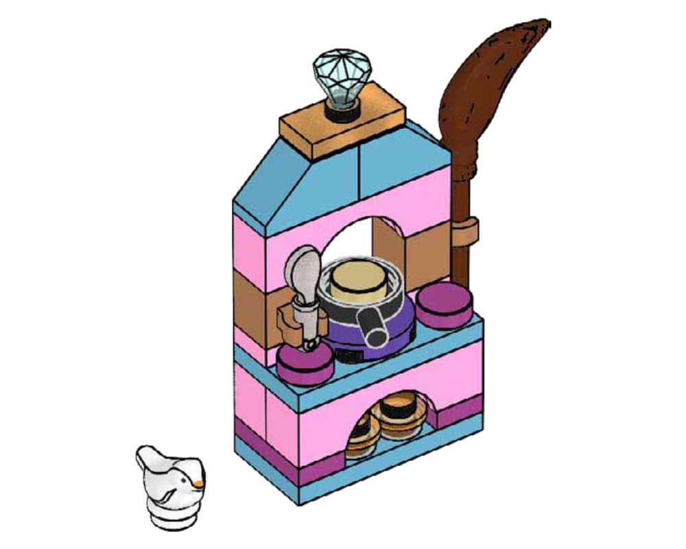 Cinderella's Kitchen LEGO set (#302103-1)