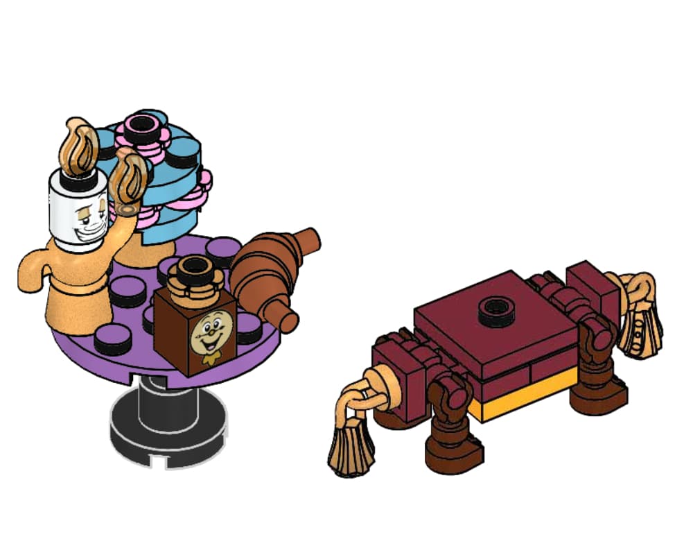 Cogsworth, Lumière & Sultan LEGO set (#302105-1)