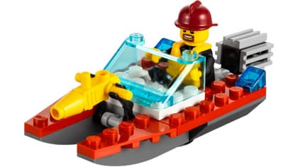 Fire Speedboat LEGO set (#30220-1)