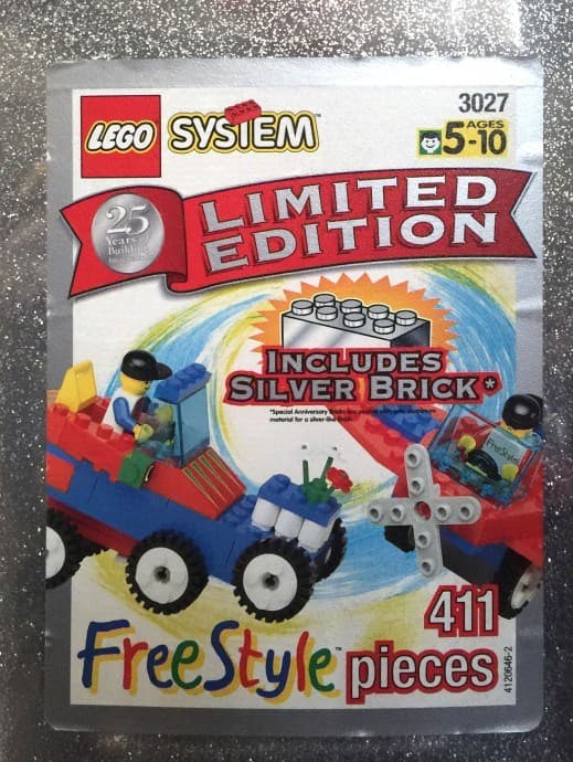 25th Anniversary Silver Bucket LEGO set (#3027-1)