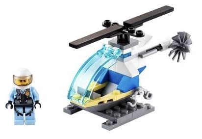 Police Helicopter LEGO set (#30367-1)