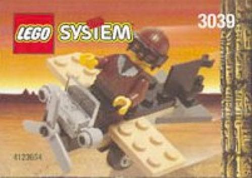 Adventurers Plane LEGO set (#3039-1)