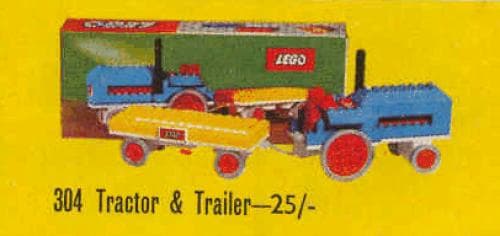 Tractor & Trailer LEGO set (#304-2)