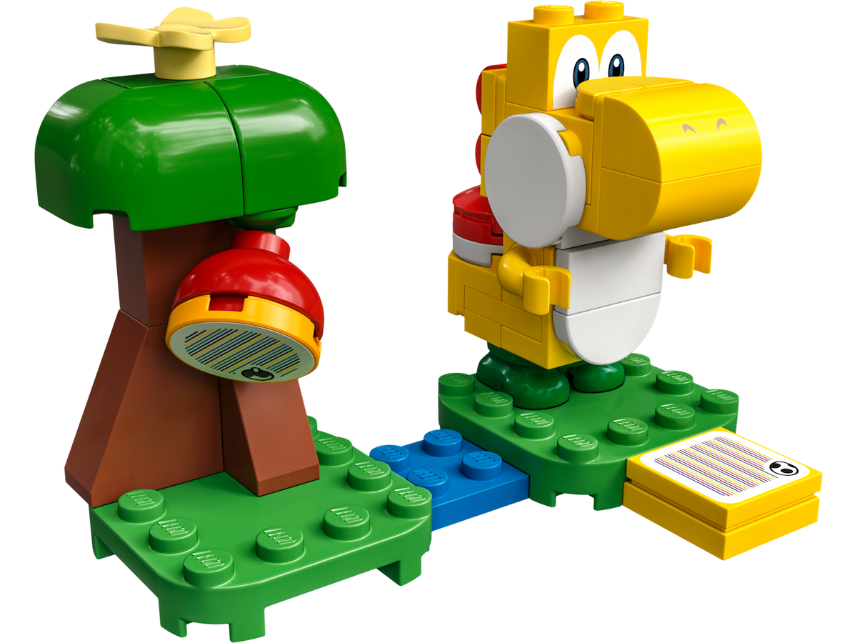 Yellow Yoshi's Fruit Tree Expansion Set LEGO set (#30509-1)