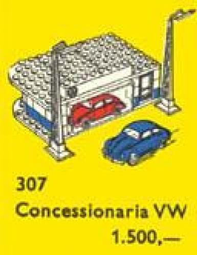VW Auto Showroom LEGO set (#307-2)