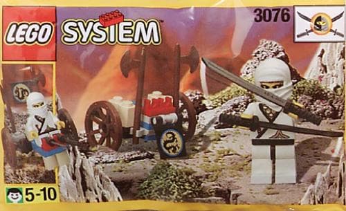 White Ninja's Attack Cart LEGO set (#3076-1)