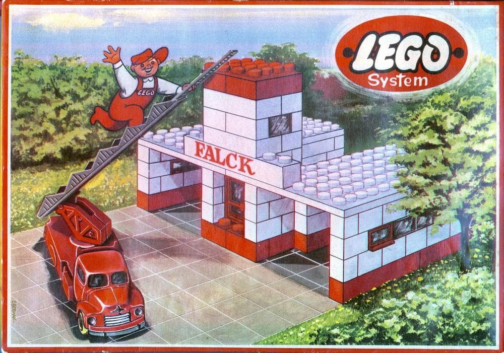 Fire Station LEGO set (#308-3)