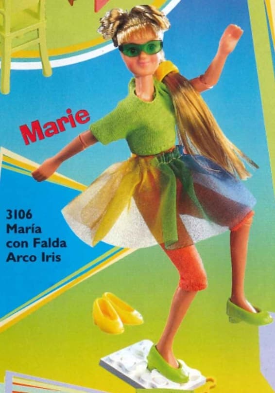 Marie in Rainbow Skirt LEGO set (#3106-1)