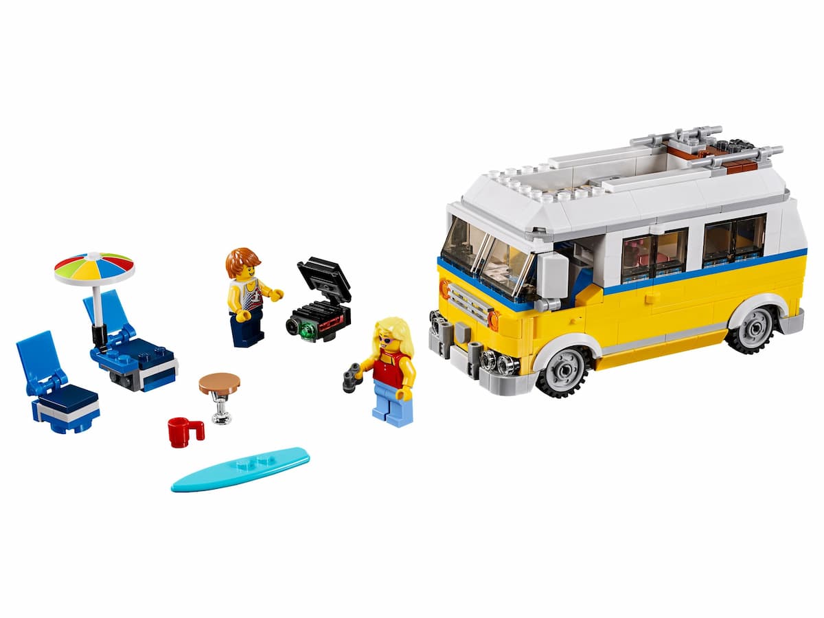 Sunshine Surfer Van LEGO set (#31079-1)