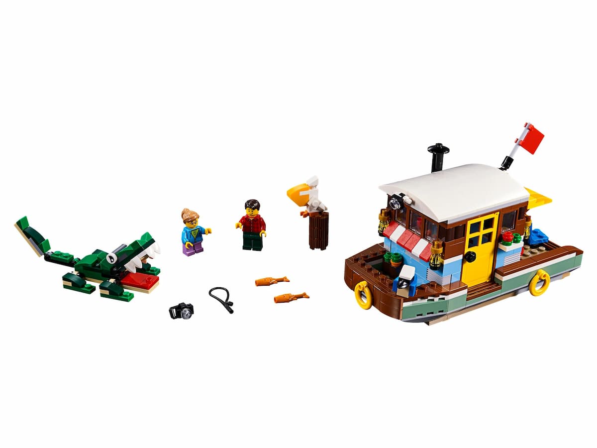 Riverside Houseboat LEGO set (#31093-1)