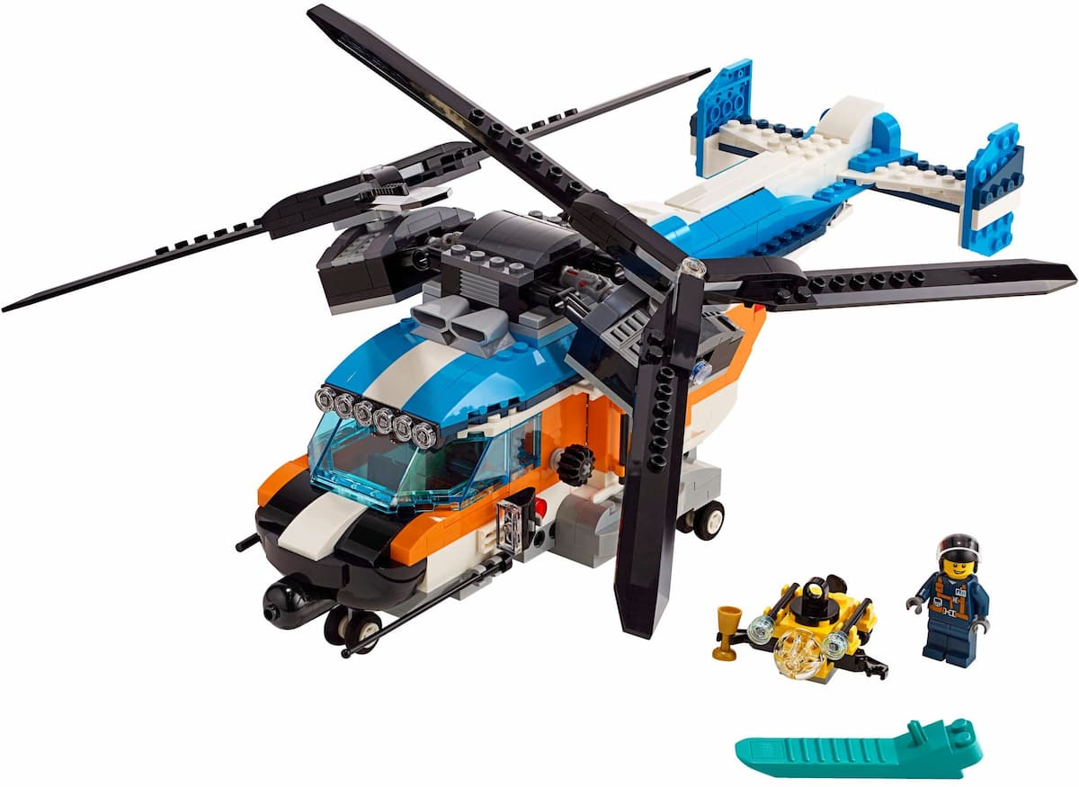 Twin-Rotor Helicopter LEGO set (#31096-1)