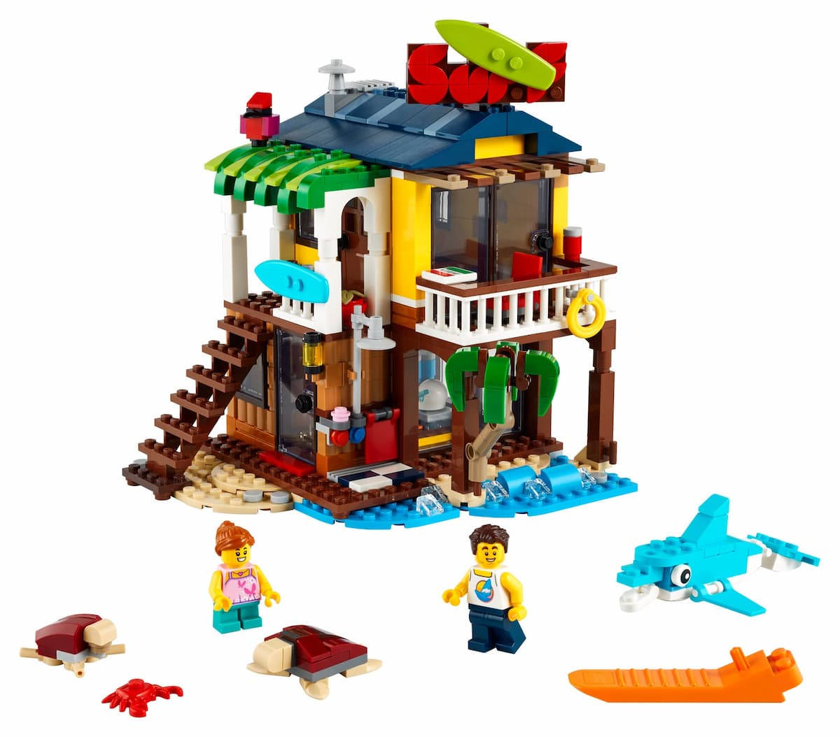 Surfer Beach House LEGO set (#31118-1)