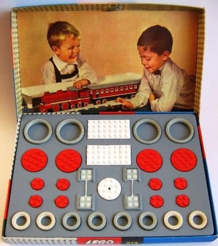 Large & Small Wheels & Turn-Table LEGO set (#314-2)