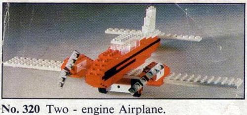 Two-Engine Airplane LEGO set (#320-2)