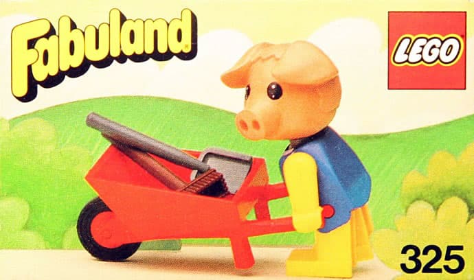 Percy Pig and his Barrow LEGO set (#325-2)