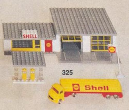 Shell Service Station LEGO set (#325-3)