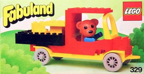 Bernard Bear and his Delivery Lorry LEGO set (#329-2)