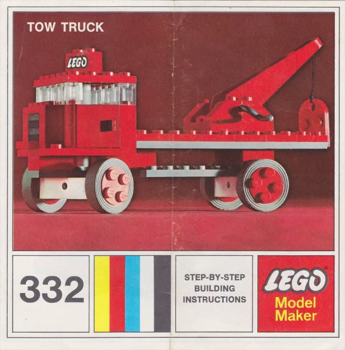 Tow Truck LEGO set (#332-2)