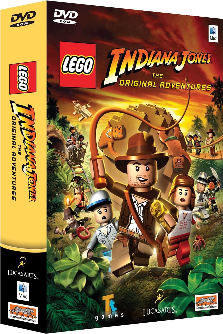 Indiana Jones: The Original Adventures - MAC-DVD LEGO set (#33318-1)